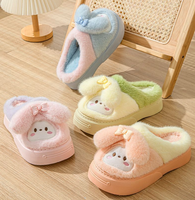 Produit très vendu Pantoufles mignonnes Pantoufles avec animaux pour enfants Pantoufles en peluche pour la famille