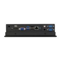 PC industriel HMI tout-en-un intégré 7 pouces, écran tactile capacitif, façade IP65, RS232/GPIO/POE, montage sur panneau, sans ventilateur