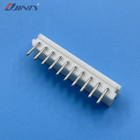 Conector de Carcasa PCB Macho-Hembra 5264-10AW de 2.5mm y 10 Pines, Horizontal, para Automoción, de Latón Estañado, Cable a Placa, 250V