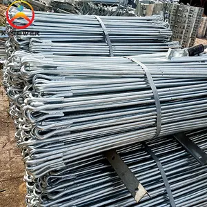 Factory Wholesale Hot Dip Galvanized M18*2000 Bow Stay Rod For Transmission Line Hardware