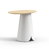Table basse moderne en bois avec cadre en métal de haute qualité, écologique, durable, pour la maison, le bureau, le centre de conférence, garantie 5 ans