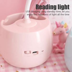 Lampe de bureau à LED à intensité variable, protection des yeux, lampe portable, rechargeable par USB, support porte-stylo, lumière multifonction - Product Image 5