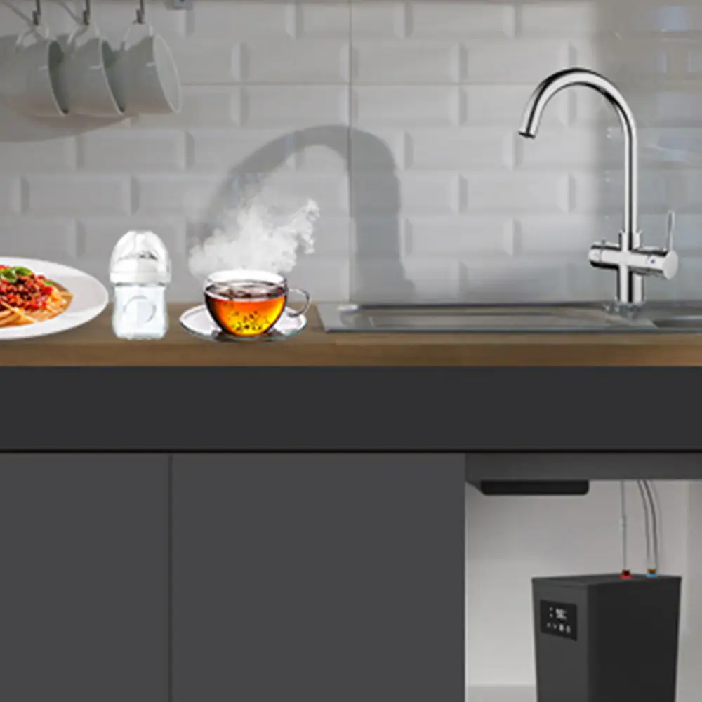 ก๊อกน้ำต้มแบบ3 In 1พร้อมล็อกเพื่อความปลอดภัย,ก๊อกน้ำร้อนทันทีที่กดน้ำในห้องครัว