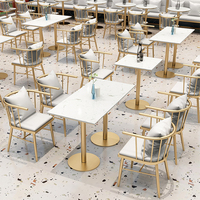 Or Acier Inoxydable Métal Meubles Restaurant Salle À Manger Table Ronde Cadre Base Table À Manger Pieds