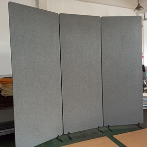 Panneaux acoustiques OEM Cloison de séparation Panneau acoustique léger en polyester Cloison acoustique rétractable pour le <span class=keywords><strong>bureau</strong></span> - Product Image 4