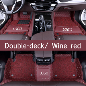 Tapis de sol de voiture en cuir de luxe pressé à chaud 3D, ensemble complet de 4 pièces pour <span class=keywords><strong>Cadillac</strong></span> SRX 5 places 2010-2016, ajustement personnalisé, antidérapant, Muchkey - Product Image 3