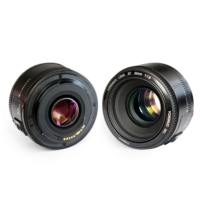 캐논 카메라 렌즈 YONGNUO YN 50mm F1.8 MF YN 50mm f/1.8 AF 렌즈 조리개 캐논 D5300 D5200 D750 D500 DSLR 카메라