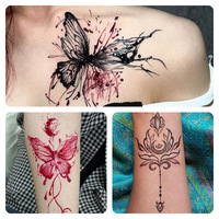 Henne Gel de Tatouage Temporaire Coloré 11 Couleurs Sûr Non Toxique Encre de Tatouage Corporel
