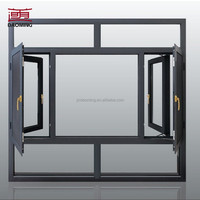 Ventana Corredera de Aleación de Aluminio, Impermeable y Aislante Térmico, Sistema de Tres Rieles