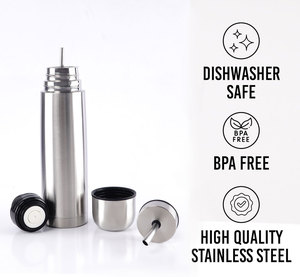 热卖500毫升不锈钢真空水瓶子弹型自动热伴侣杯和炸弹一合一供伴侣饮用 - Product Image 5