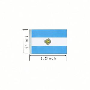 Drapeaux de l'Argentine, guirlandes de drapeaux nationaux pour l'intérieur et l'extérieur, décorations pour les festivals nationaux et les événements sportifs - Product Image 3