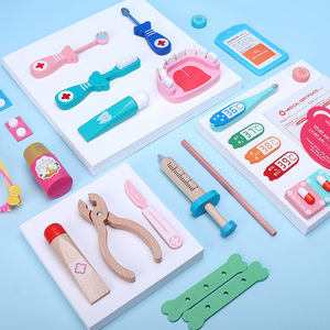 <span class=keywords><strong>Valise</strong></span> médicale de jeu de rôle de premiers soins pour filles, trousse de jeu, jouets éducatifs, trousse de <span class=keywords><strong>docteur</strong></span> pour enfants - Product Image 5