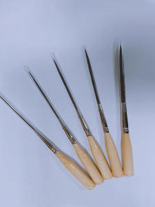 Bview Art – Lot de 5 pinceaux professionnels pour artistes, poils en nylon, manche en bois, grande capacité de peinture, pointe ultra-fine pour la peinture - Product Image 6