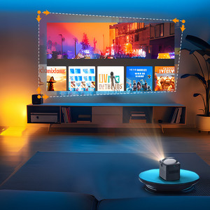 Byintek U80 Max Mini Xách Tay 3D 4K Rạp Chiếu Phim <span class=keywords><strong>Android</strong></span> 11.0 Wifi Máy Chiếu 1080P Rạp Hát Tại Nhà Video <span class=keywords><strong>DLP</strong></span> <span class=keywords><strong>LED</strong></span> Rạp Hát Tại Nhà Máy Chiếu - Product Image 4