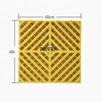 Carreaux de sol en plastique imbriquable, de haute qualité, épaisseur de 30mm, pour Garage