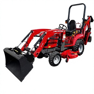 Achetez un tracteur Massey Ferguson GC1723E 4WD de 22,5 CV avec moteur d'origine, chargeur, pelle rétrocaveuse et tondeuse disponibles à la livraison - Product Image 1