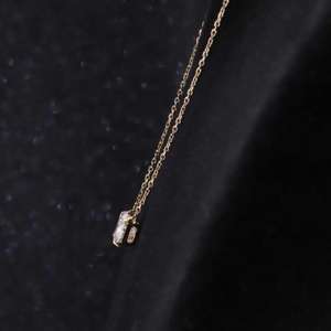 مجوهرات الماس VOAINO 1ct للسيدات جميلة أحدث الموديلات من الذهب بسيطة قطع ماركيز قلادة الماس الحقيقي الطبيعي للنساء - Product Image 4