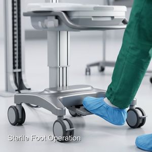 Apportez l'efficacité aux médecins grâce à ce chariot informatique médical Keling Medical Hospital. - Product Image 6