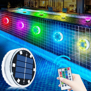 <span class=keywords><strong>Luces</strong></span> Solares <span class=keywords><strong>para</strong></span> Piscina de Nuevo Diseño, <span class=keywords><strong>Luces</strong></span> LED Sumergibles a Prueba de Agua con Control Remoto <span class=keywords><strong>para</strong></span> Patio, Jardín, Estanque - Product Image 1