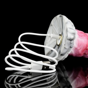 YOCY Large Monster Dildo Curved Bead Anal Plug 10 Speeds <b>Vibrators</b> Bullet Remote Control Sex Toy for Women Men Prostate Massager - Product Image 4