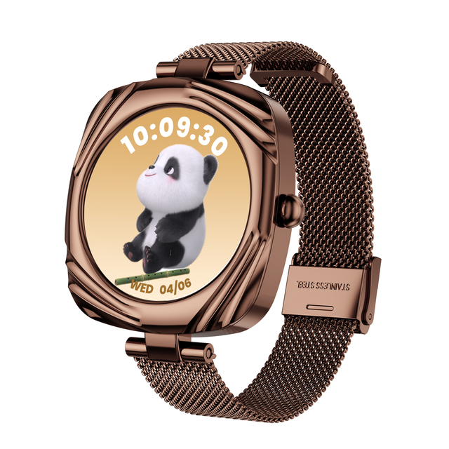 AW5 Luxury Ladies Smart Watch 1.09-inch Screen Waterproof Fitness Tracker for Women BT Call Compatible Fitcloudpro Integration