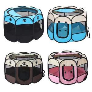 Tienda de Campaña Octogonal Ventilada para Gatos con Diseño Elevado para <span class=keywords><strong>Estancias</strong></span> Refrescantes en la Naturaleza en Verano - Product Image 5