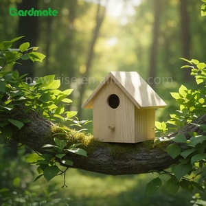 Nichoir en bois pour petits oiseaux, bleuets, rois-pétrins, moineaux, nichoir en bois - Product Image 4