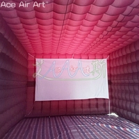 Tente gonflable facile à démonter et à déplacer, énorme tente de cinéma avec des modèles personnalisables pour les performances, les projections