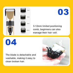 Bestseller individuelle elektrische Schieber Hund Haustier Haarschneider Schneider Rasierer Pflege - Product Image 5