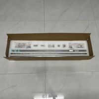 Nouveau style de systèmes de portes de douche coulissantes sans cadre, système coulissant d'angle, accessoires de quincaillerie pour portes pliantes en verre pour salle de bain