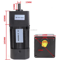 220V 200W 2.7-450RPM 6RK200GU-CF Moteurs à engrenages à induction Moteur à vitesse variable Moteur à engrenages à courant alternatif avec contrôleur de vitesse US-52