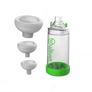Alat Terapi Pernapasan Hewan Peliharaan AZMED PETG Hijau yang Dapat Digunakan Kembali untuk Anjing, Kucing, Kelinci, Burung, Reptil, <span class=keywords><strong>Aerosol</strong></span>, Instrumen Veteriner - Product Image 3