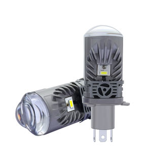 Phare LED Super Lumineux 65W 12V 10000 Lumens 8000K M01P avec Lentille Projecteur H4 Étanche Universel pour Feux de Conduite et Antibrouillard - Product Image 2