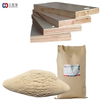 Harga pabrik satu komponen lem bubuk Resin Urea kuning lem kayu untuk papan partikel