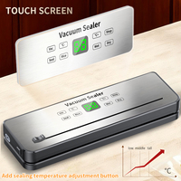 Scelleuse sous vide automatique, aspiration puissante, largeur de scellage de 30 cm, modes sec et humide, machine d'emballage alimentaire compacte