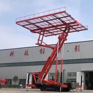 Plateforme élévatrice hydraulique automotrice sur chenilles, plateforme aérienne suspendue inversée avec de fortes performances tout-terrain - Product Image 2