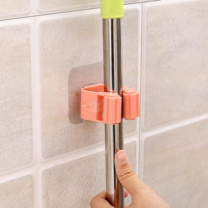 Seamless mop clips, no-drill broom holders, hooks, <b>brackets</b>, bathroom wall-mounted shelves, wholesale suction cup hooks - Product Image 3