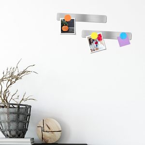 Bacheca magnetica strisce <span class=keywords><strong>in</strong></span> <span class=keywords><strong>ferro</strong></span> inossidabile con pulsante magnetico memory Board Bar <span class=keywords><strong>in</strong></span> stile lettera di cristallo adesivo magnetico - Product Image 5