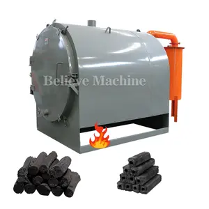 Small Wood Charcoal Making Machine Forestry Biomass Case Carbonizing Furnace Carbon Electrodes For Arc Furnace