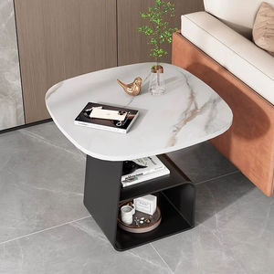 Mesa <span class=keywords><strong>de</strong></span> centro <span class=keywords><strong>de</strong></span> Metal creativa moderna <span class=keywords><strong>de</strong></span> lujo ligera mesa auxiliar <span class=keywords><strong>de</strong></span> tablero <span class=keywords><strong>de</strong></span> roca Simple para sofá mesita <span class=keywords><strong>de</strong></span> noche <span class=keywords><strong>de</strong></span> doble capa para balcón - Product Image 6