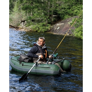 Bateau de pêche gonflable INTEX 68381 Big Catch <span class=keywords><strong>Pro</strong></span>, en PVC, pour la pêche en plein air, bateau à rames, 165 cm x 119 cm x 38 cm - Product Image 1
