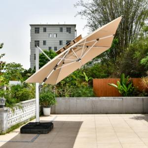 <span class=keywords><strong>Parasol</strong></span> cantilever LED extérieur économique, imperméable et résistant au vent, 2,5 m, 3 m, 3,5 m, 3x4 m, pour jardin, terrasse, hôtel, restaurant - Product Image 6