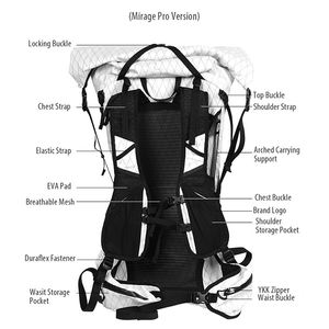 Étanche 45 + 8L Cadre Intérieur Randonnée Camping <span class=keywords><strong>Sac</strong></span> À Dos Léger Respirant Randonnée Alpinisme <span class=keywords><strong>Sac</strong></span> À Dos Montagne <span class=keywords><strong>Sac</strong></span> À Dos - Product Image 2