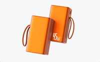 Nouvelle tendance : Batterie externe portable 10000 mAh avec câble, charge rapide PD 45W pour ordinateur portable et MacBook Pro