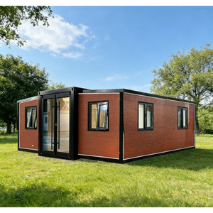 Maison <span class=keywords><strong>mobile</strong></span> à double aile, abri d'urgence fiable, reconstruction post-catastrophe, rétablissement des réfugiés - Product Image 1