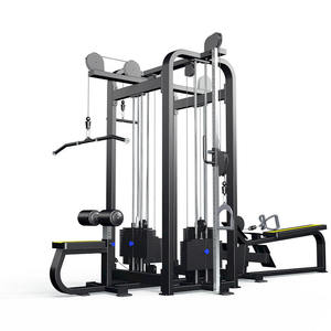 Estación de Entrenamiento Multifuncional de Acero al Carbono para Cuatro Personas, Unisex, de Alta Resistencia, Equipo de Fitness para Fuerza - Product Image 3