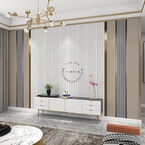 Sofà TV di lusso sfondo papier peint marbre <span class=keywords><strong>per</strong></span> la decorazione della parete del salotto - Product Image 2