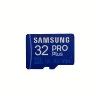 Carte mémoire TF Samsung Memory Pro Plus U3 A2 V30 Classe 10 avec adaptateur SD, mini carte SD de stockage, compatible caméra 4K