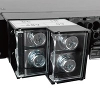 Unité de distribution d'alimentation PDU 1U DC -415V personnalisable, 6 ports avec bloc de bornes pour plateformes de minage/racks de serveurs
