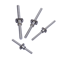Husillo de Bolas GS SFU02504-4 de 1000 mm, Acero para Rodamientos de Precisión C7, Rosca Fresada, Motor de Sistemas de Movimiento Lineal CNC de Alta Precisión